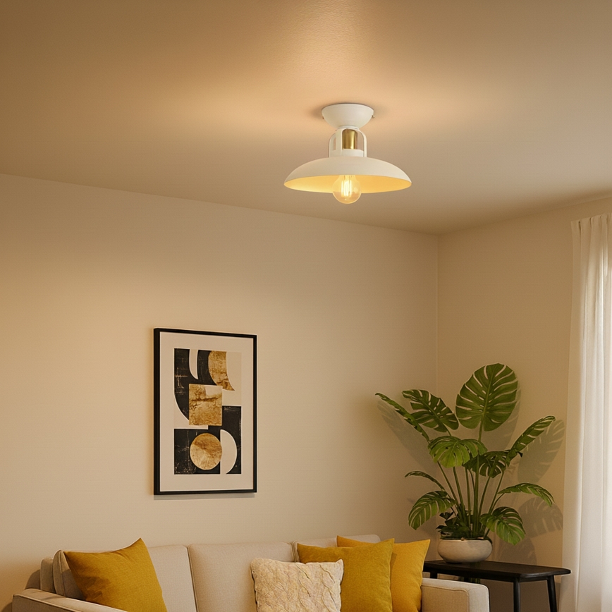 Brilagi - LED Żyrandol natynkowy FLAMENGO 1xE27/60W/230V biały