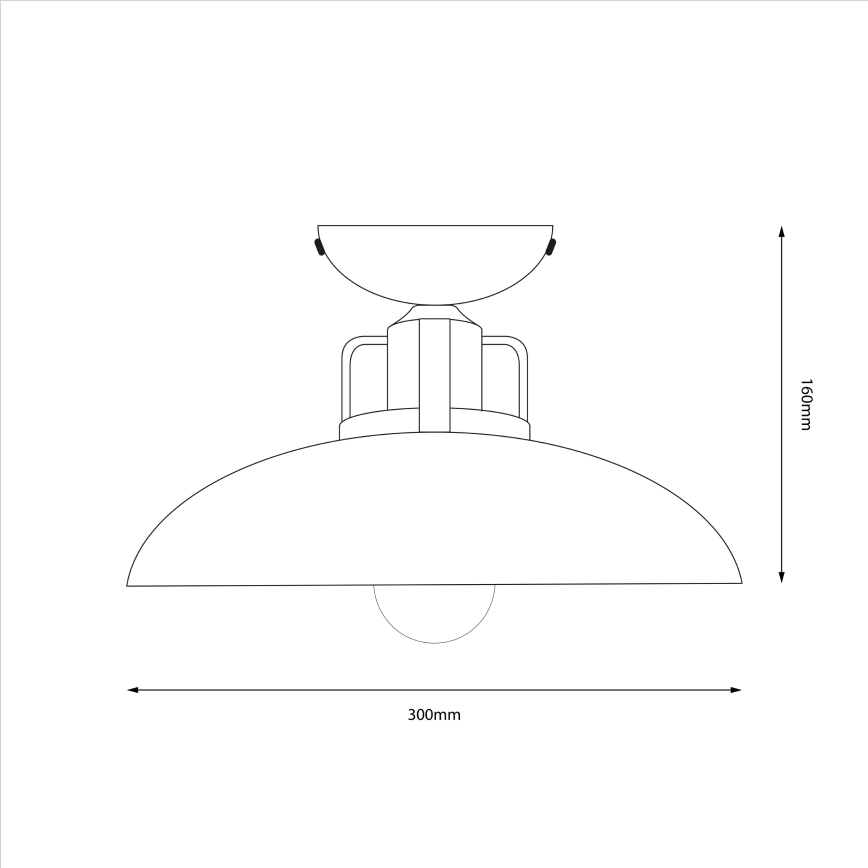 Brilagi - LED Żyrandol natynkowy FLAMENGO 1xE27/60W/230V niebieski