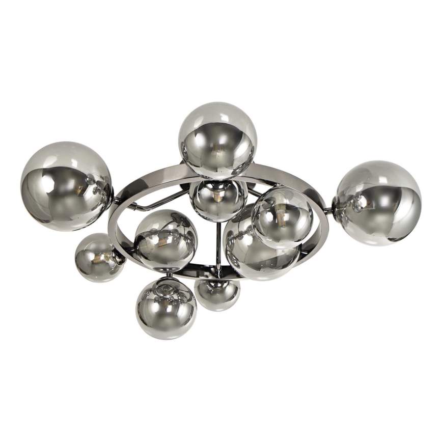 Brilagi - LED Żyrandol natynkowy MILLA 10xG9/3W/230V chrom błyszczący/przydymiony