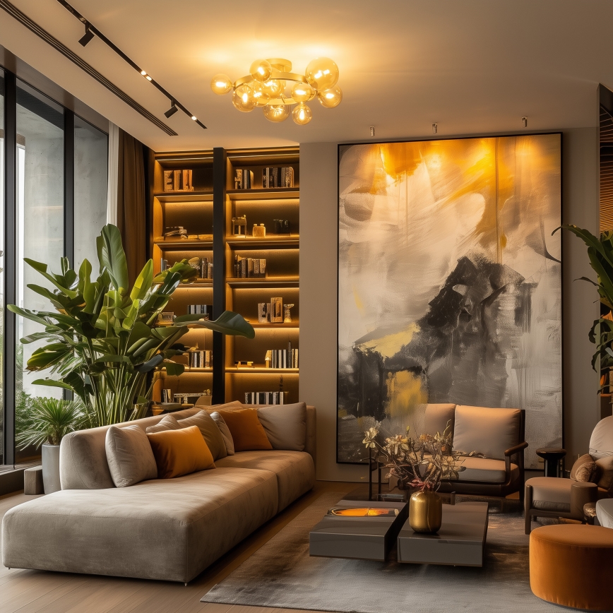 Brilagi - LED Żyrandol natynkowy MILLA 10xG9/3W/230V złoty