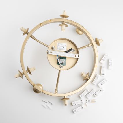 Brilagi - LED Żyrandol natynkowy MILLA 10xG9/3W/230V złoty