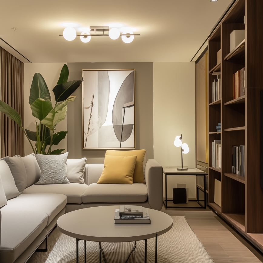 Brilagi - LED Żyrandol natynkowy MILLA 4xG9/3W/230V chrom błyszczący/biały