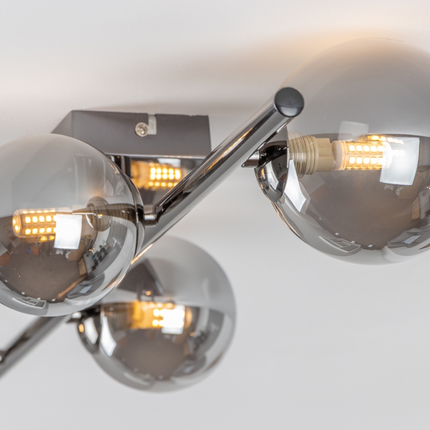 Brilagi - LED Żyrandol natynkowy MILLA 4xG9/3W/230V chrom błyszczący/dymny