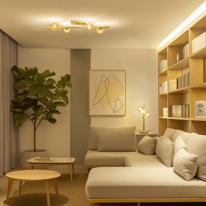 Brilagi - LED Żyrandol natynkowy MILLA 4xG9/3W/230V złoty