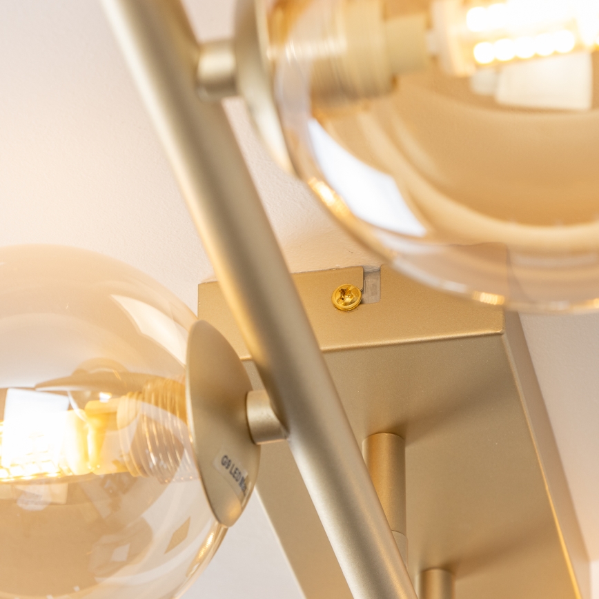 Brilagi - LED Żyrandol natynkowy MILLA 4xG9/3W/230V złoty