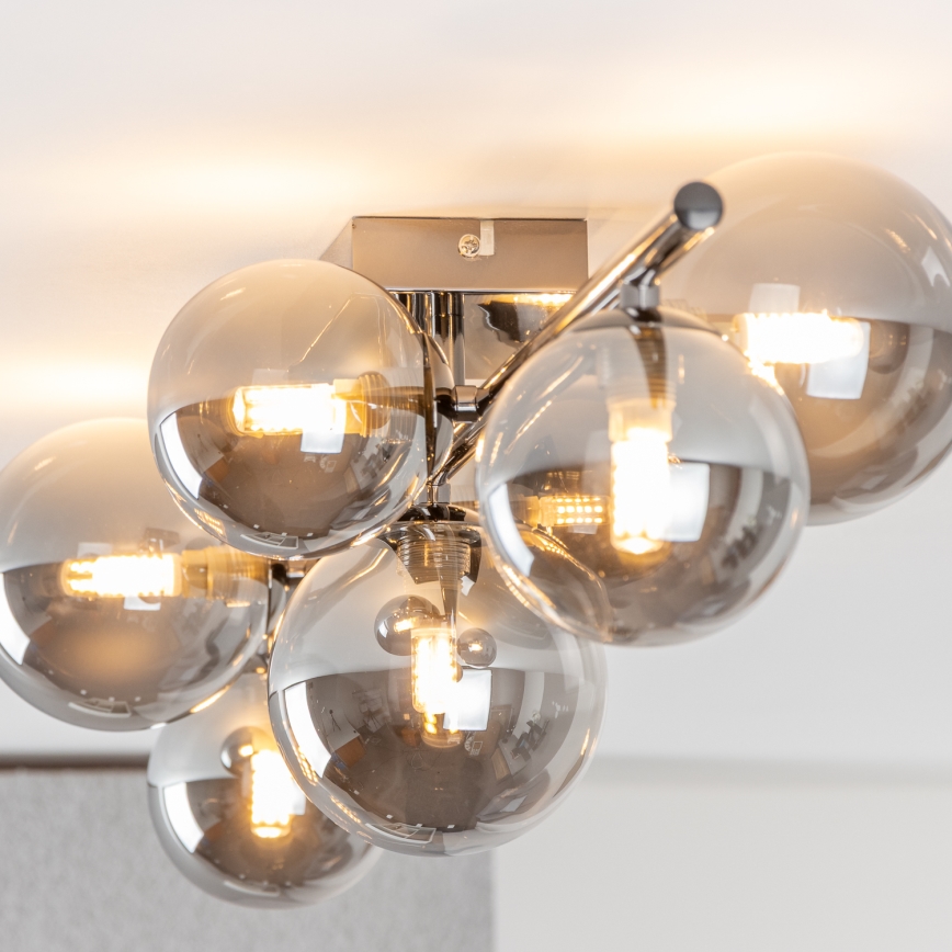 Brilagi - LED Żyrandol natynkowy MILLA 7xG9/3W/230V chrom błyszczący/dymny