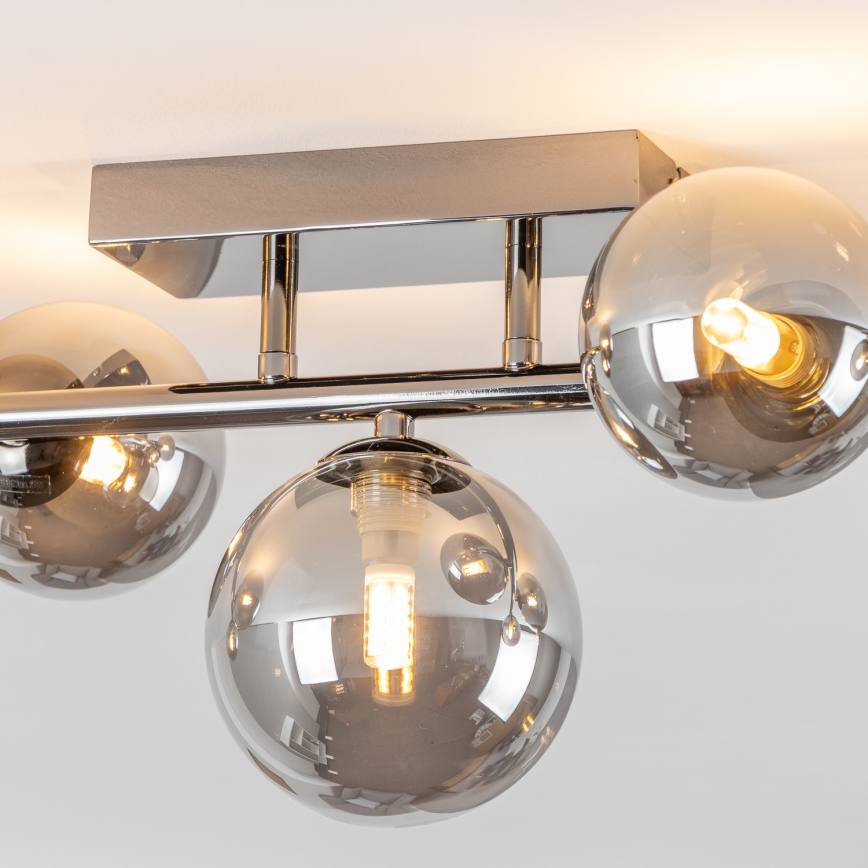 Brilagi - LED Żyrandol natynkowy MILLA 7xG9/3W/230V chrom błyszczący/dymny