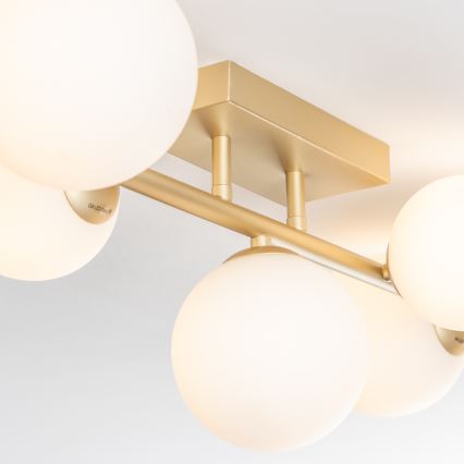 Brilagi - LED Żyrandol natynkowy MILLA 7xG9/3W/230V złoty/biały