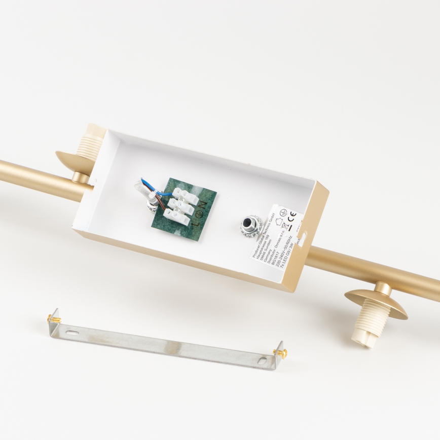 Brilagi - LED Żyrandol natynkowy MILLA 7xG9/3W/230V złoty/dymny