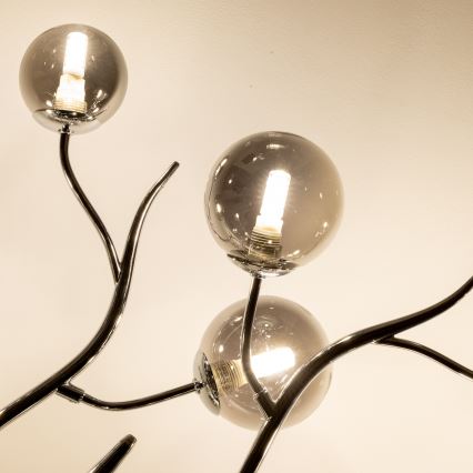 Brilagi - LED Żyrandol natynkowy MISTEL 15xG9/3W/230V chrom błyszczący/dym