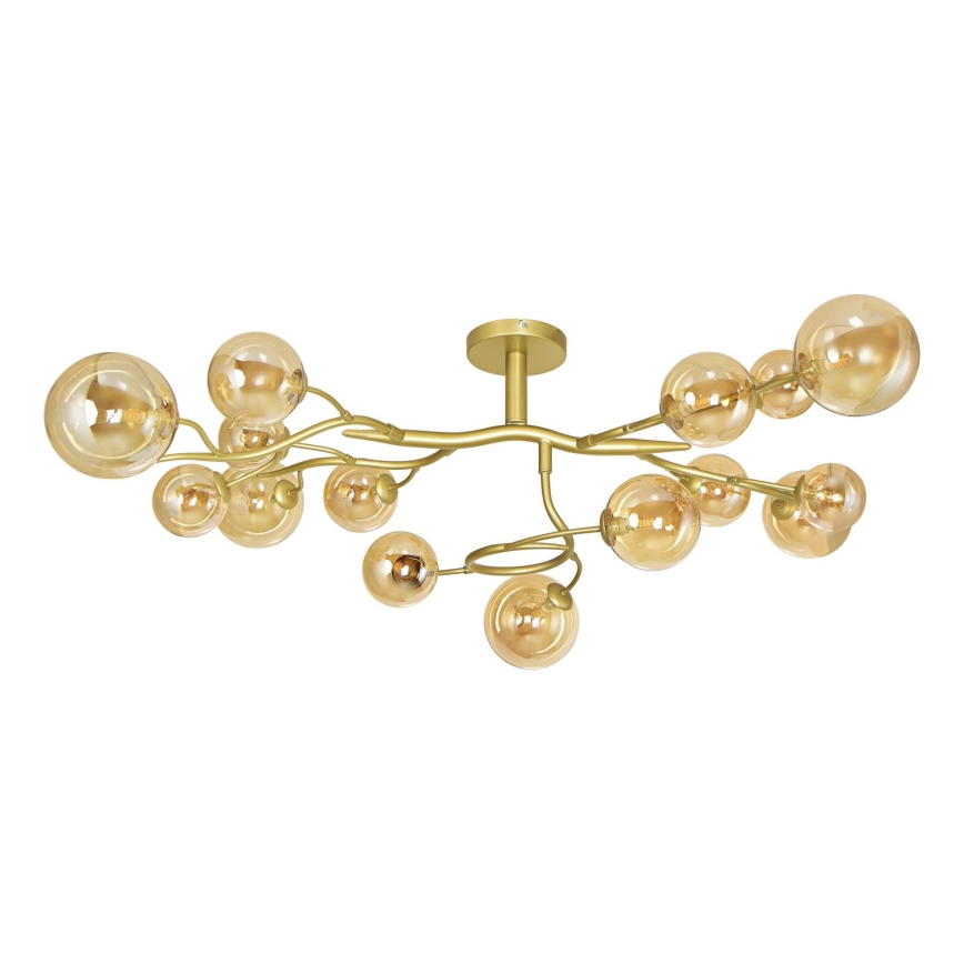 Brilagi - LED Żyrandol natynkowy MISTEL 15xG9/3W/230V zlłoty