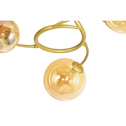 Brilagi - LED Żyrandol natynkowy MISTEL 15xG9/3W/230V zlłoty