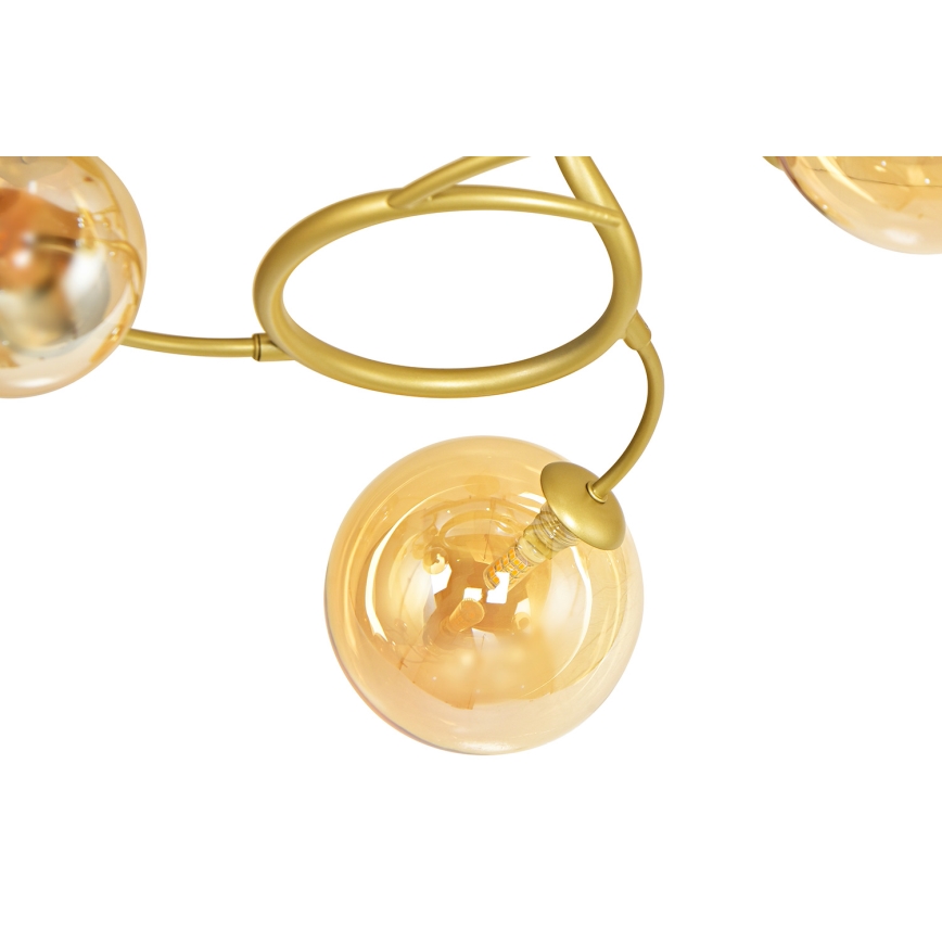 Brilagi - LED Żyrandol natynkowy MISTEL 15xG9/3W/230V zlłoty