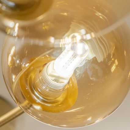 Brilagi - LED Żyrandol natynkowy MISTEL 15xG9/3W/230V zlłoty