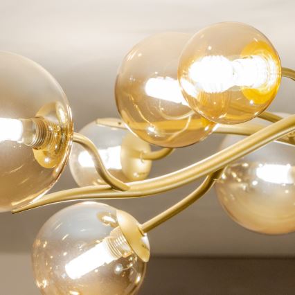 Brilagi - LED Żyrandol natynkowy MISTEL 15xG9/3W/230V zlłoty