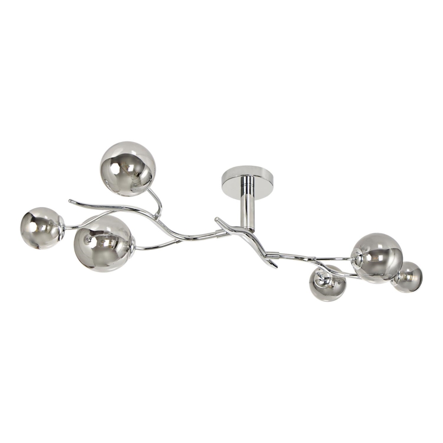 Brilagi - LED Żyrandol natynkowy MISTEL 6xG9/3W/230V chrom błyszczący/dym