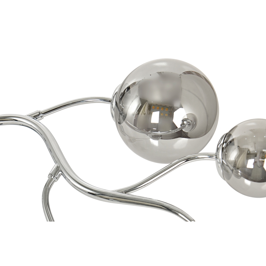 Brilagi - LED Żyrandol natynkowy MISTEL 6xG9/3W/230V chrom błyszczący/dym