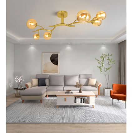 Brilagi - LED Żyrandol natynkowy MISTEL 6xG9/3W/230V zl.