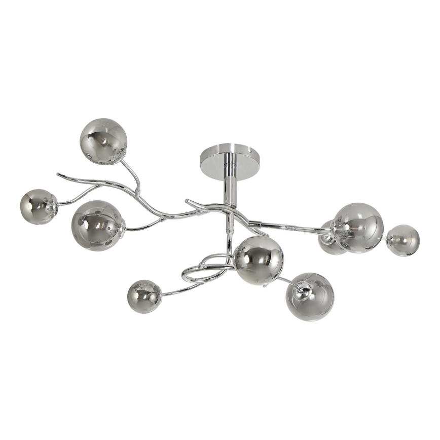 Brilagi - LED Żyrandol natynkowy MISTEL 9xG9/3W/230V chrom błyszczący/dym