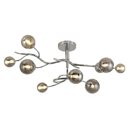 Brilagi - LED Żyrandol natynkowy MISTEL 9xG9/3W/230V chrom błyszczący/dym
