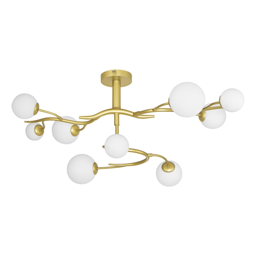 Brilagi - LED Żyrandol natynkowy MISTEL 9xG9/3W/230V złoty/biały