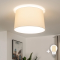 Brilagi - LED żyrandol przysufitowy CERIA 1xE27/40W/230V śr. 45 cm beżowy