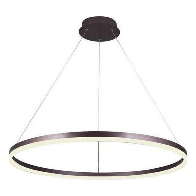 Brilagi - LED Żyrandol ściemnialny na lince CIRCLE LED/55W/230V 3000-6500K brązowy + zdalne sterowanie