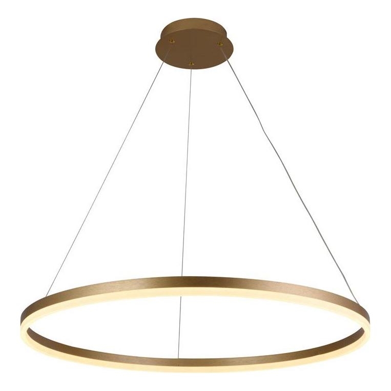Brilagi - LED Żyrandol ściemnialny na lince CIRCLE LED/55W/230V 3000-6500K złoty + zdalne sterowanie