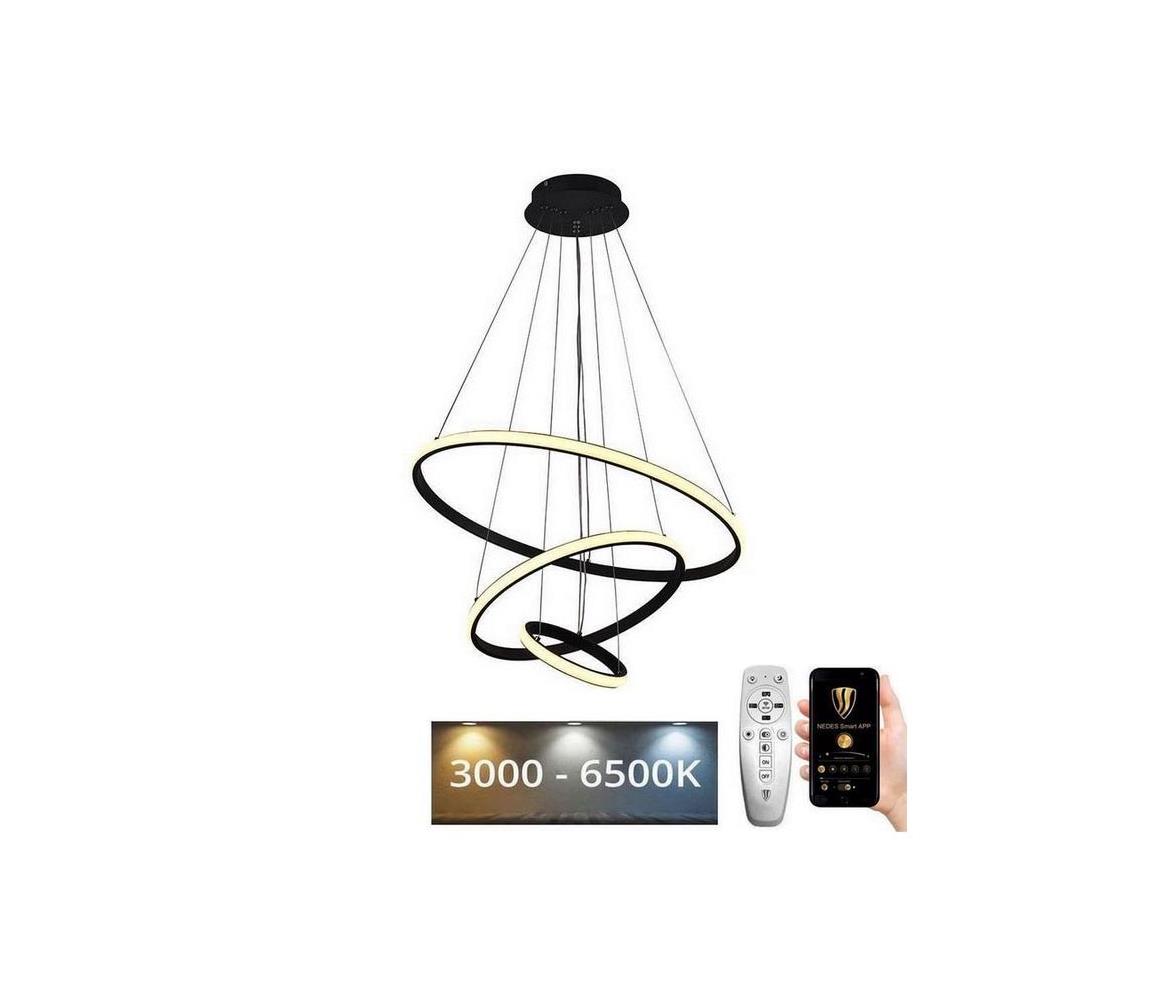 Brilagi - LED Żyrandol ściemnialny na lince CIRCLE LED/90W/230V 3000-6500K + pilot