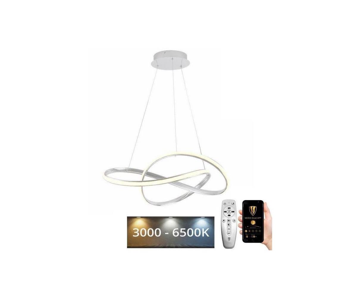 Brilagi - LED Żyrandol ściemnialny na lince COSMOWAVE LED/70W/230V 3000-6500K biały + pilot