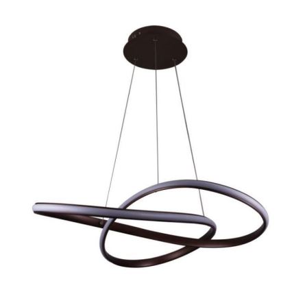 Brilagi - LED Żyrandol ściemnialny na lince COSMOWAVE LED/70W/230V 3000-6500K brązowy + pilot zdalnego sterowania