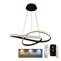 BRILAGI - LED Żyrandol ściemnialny na lince COSMOWAVE LED/70W/230V 3000-6500K brązowy + pilot zdalnego sterowania