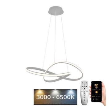 Brilagi - LED Żyrandol ściemnialny na lince COSMOWAVE LED/70W/230V 3000-6500K srebrny + pilot zdalnego sterowania