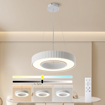 Brilagi - LUMIX żyrandol LED ściemnialny na przewodzie LED/48W/230V 3000–6000K biały Ø 50 cm + pilot zdalnego sterowania