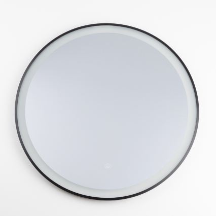 Brilagi - Lustro łazienkowe ASTI LED/19W/230V, śr. 60 cm, czarne, IP44, CRI 90, ściemnialne + CCT