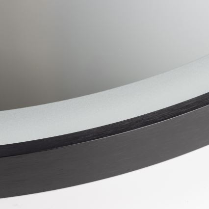 Brilagi - Lustro łazienkowe ASTI LED/19W/230V, śr. 60 cm, czarne, IP44, CRI 90, ściemnialne + CCT