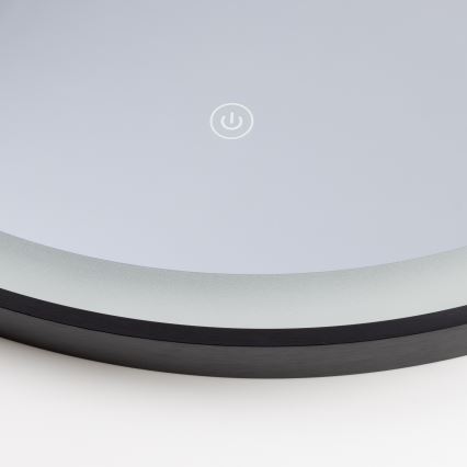 Brilagi - Lustro łazienkowe ASTI LED/19W/230V, śr. 60 cm, czarne, IP44, CRI 90, ściemnialne + CCT