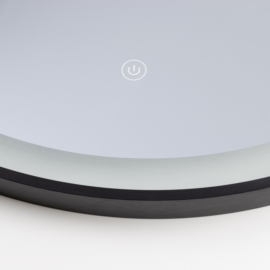 Brilagi - Lustro łazienkowe ASTI LED/19W/230V, śr. 60 cm, czarne, IP44, CRI 90, ściemnialne + CCT