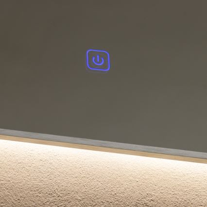 Brilagi - LED lustro łazienkowe DESIO LED/20W/230V 40x60 cm srebrne IP44 CRI 90 ściemnialne + CCT
