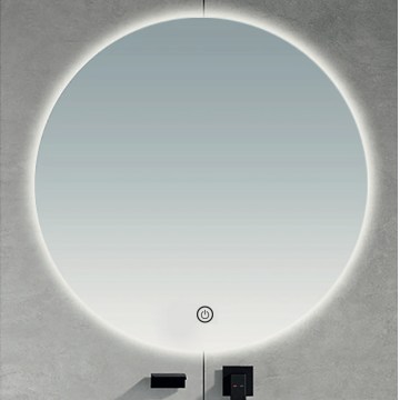 Brilagi - Lustro łazienkowe LED LUNA, 26W/230V, Ø 80 cm, IP44, CRI 90, ściemnialne + CCT