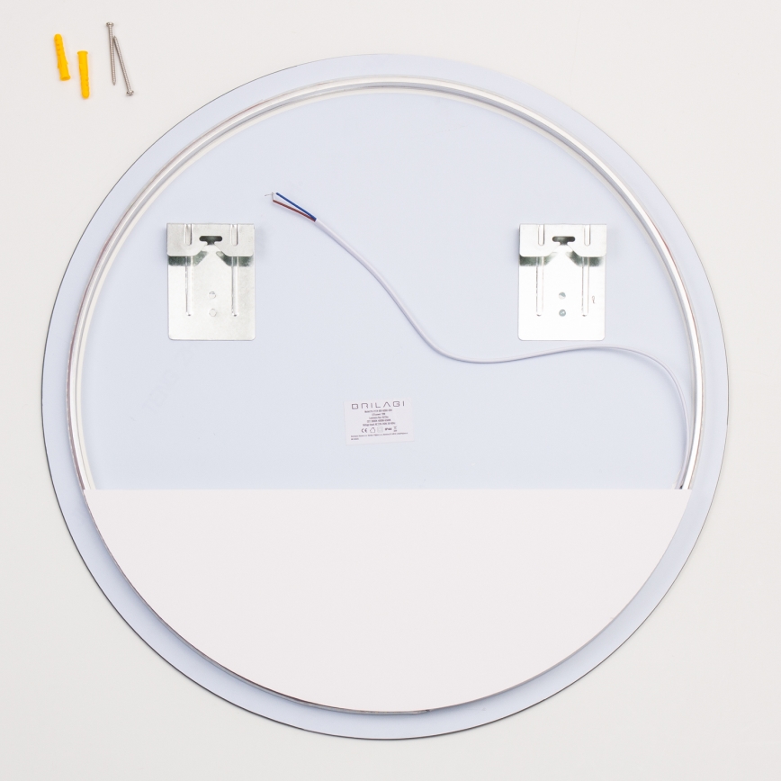 Brilagi - LED Lustro łazienkowe LUNA LED/19W/230V Ø 60 cm IP44 CRI 90 ściemnialne + CCT
