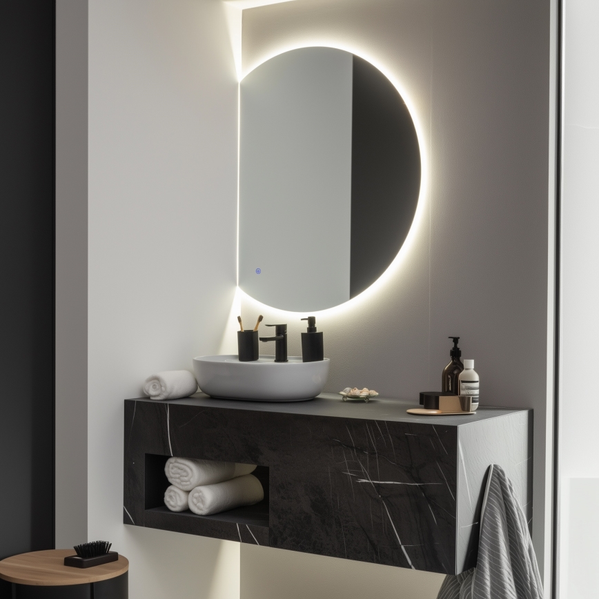 Brilagi - LED lustro łazienkowe MEZZO LED/25W/230V 80x70 cm IP44 CRI 90 ściemnialne + CCT
