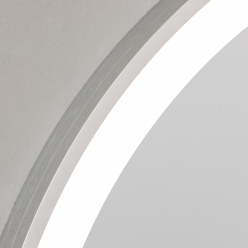 Brilagi - LED lustro łazienkowe TORINO LED/19W/230V śr. 60 cm srebrne IP44 CRI 90 ściemnialne + CCT