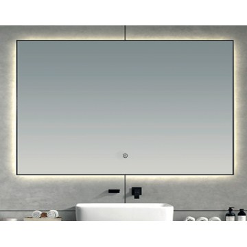 Brilagi - Lustro łazienkowe SUELLO LED/30W/230V 60x90 cm czarne IP44 CRI 90 ściemnialne + CCT