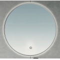 BRILAGI - Lustro łazienkowe VENA SILVER LED/32W/230V Ø 100 cm IP44 CRI 90 ściemnialne + CCT