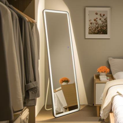 Brilagi - Lustro stojące ELEGANZA LED/42W/230V 160x50 cm IP44 CRI 90 ściemnialne + CCT