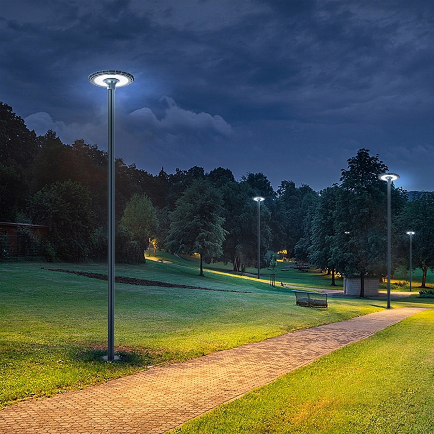 Brilagi - Metalowy słup oświetlenia zewnętrznego URBAN 4 m, średnica 58 mm, antracyt