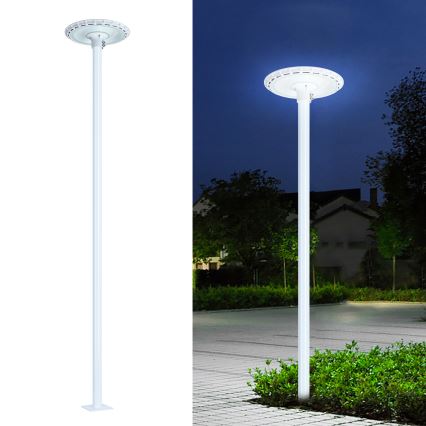 Brilagi - Metalowy pręt do słupa oświetlenia zewnętrznego URBAN 3 m, słup o pr. 58 mm, biały
