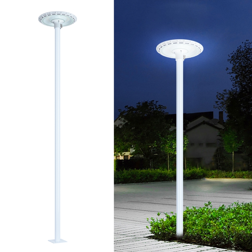 Brilagi - Metalowy pręt do słupa oświetlenia zewnętrznego URBAN 3 m, słup o pr. 58 mm, biały