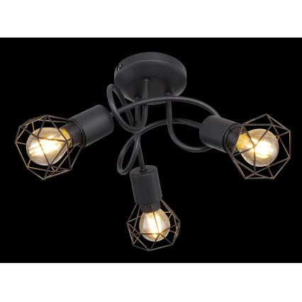 Brilagi - Natynkowa lampa sufitowa CAGE 3xE14/40W/230V